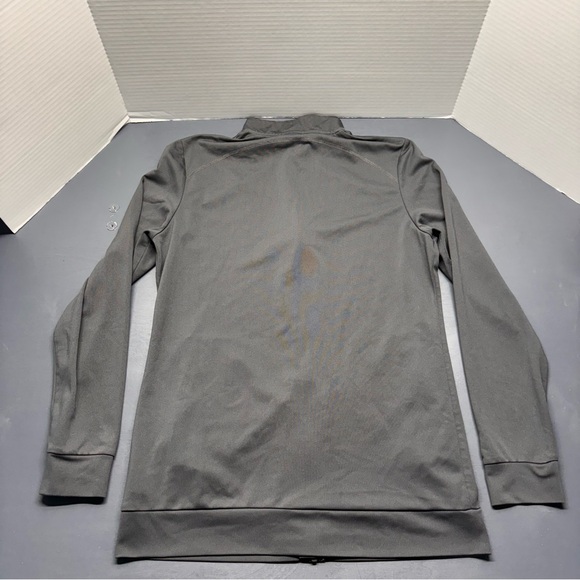 Gymshark Women's Size L Training Zip Up Jacket In Gray Workout Running Light - Picture 9 of 11